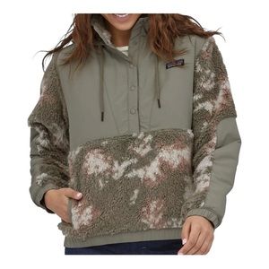 Patagonia Shelled Retro-X women's Pullover Size L Garden Green Snow Pine jacket